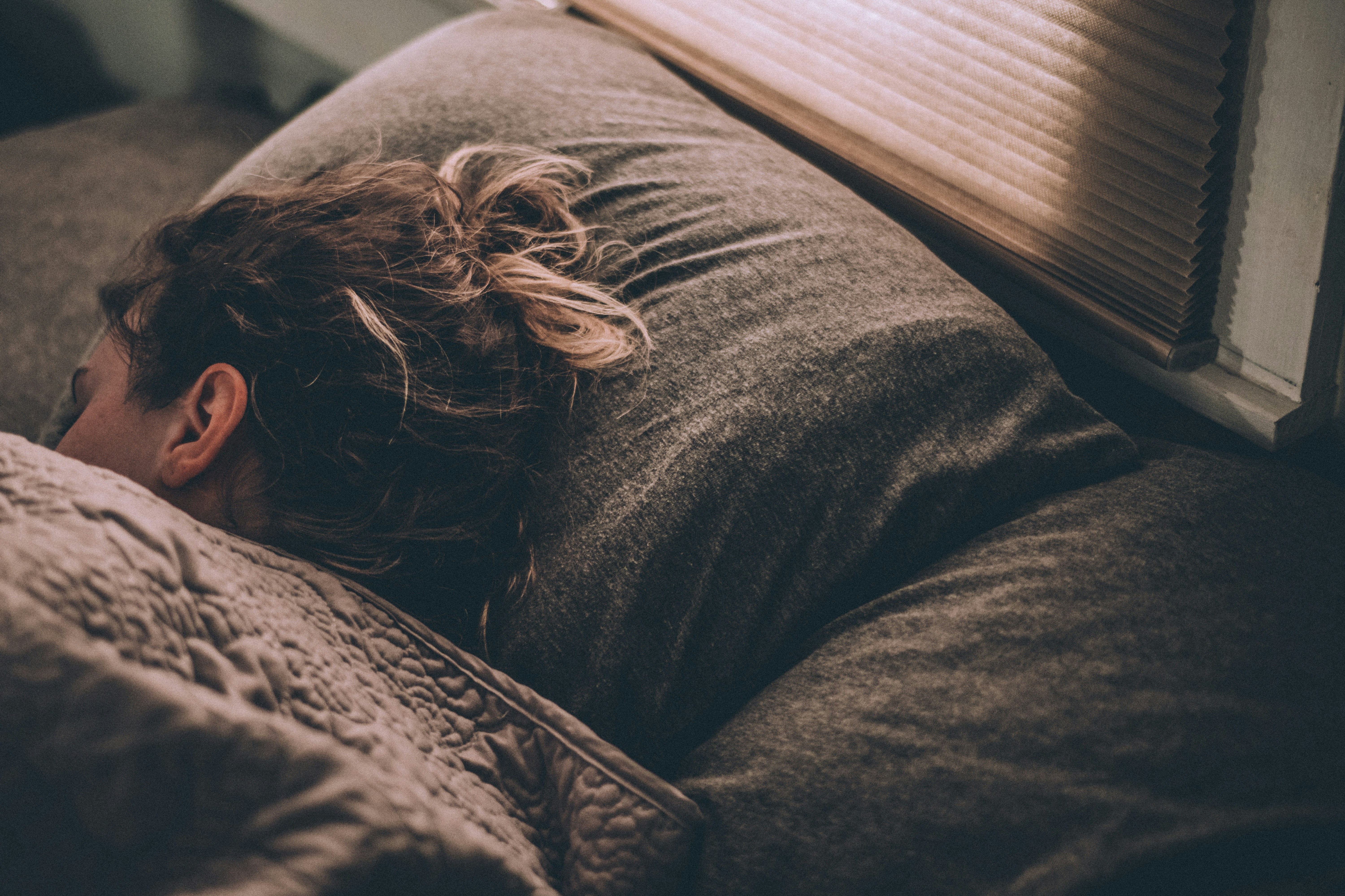 Person sleeping comfortably with proper back support